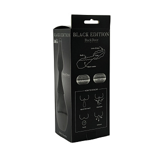 Kinky Douche Back Door Black Edition - анальный душ с наконечником в виде плага